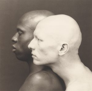 Robert Mapplethorpe American, 1946–1989 Ken Moody and Robert Sherman, 1984 Platinum print Image: 49.4 x 50.2 cm (19 7/16 x 19 3/4 in.) Jointly acquired by the J. Paul Getty Trust and the Los Angeles County Museum of Art, with funds provided by the J. Paul Getty Trust and the David Geffen Foundation, 2011.7.23 © Robert Mapplethorpe Foundation