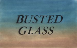 Ed Ruscha. Busted Glass, 2014; Dry pigment and acrylic on paper; 15 x 22 3/8 (38.1 x 56.8 cm); Fine Arts Museums of San Francisco, Museum purchase, Achenbach Foundation for Graphic Arts Endowment Fund and gift of the Achenbach Graphic Arts Council.